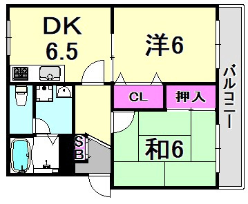 青葉ハイツの間取り