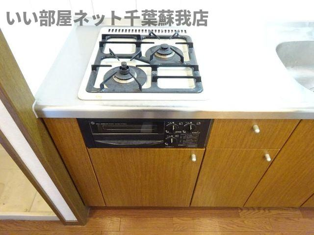 パールハイツ蘇我Ⅱのキッチン|使いやすいキッチンです