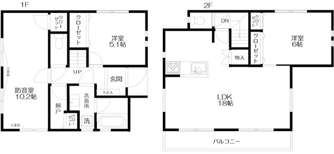 【間取り】 | 練馬区桜台5丁目戸建