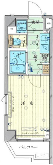 【間取り】 | ルーブル武蔵小杉