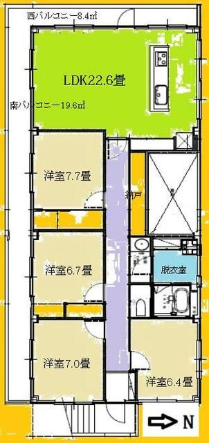 エレガンスビルの間取り