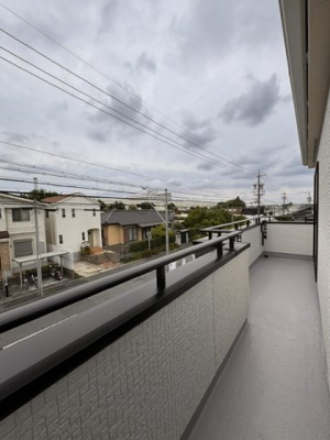 【バルコニー】 | 尾張旭市晴丘町池上全２棟【仲介手数料無料　本地原小　旭中】 | 今すぐのご案内可能です！→  0120-336-922　までお気軽にお問い合わせください。