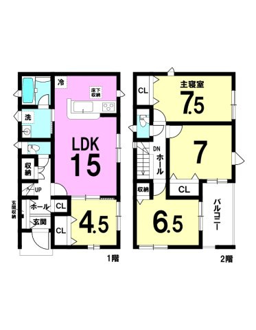 葵西 第4の間取り|4LDKになります。