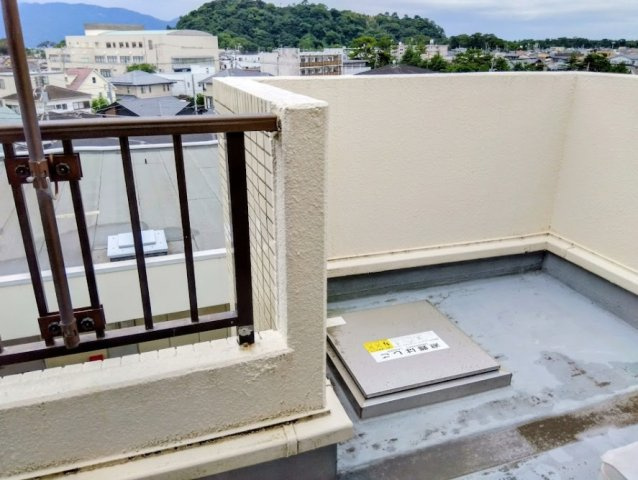 エンゼルハイム香貫第2　沼津市下香貫善太夫のその他|万が一の災害時にも安心な避難はしごを設置しています。安全面にもしっかり配慮された住まいです。