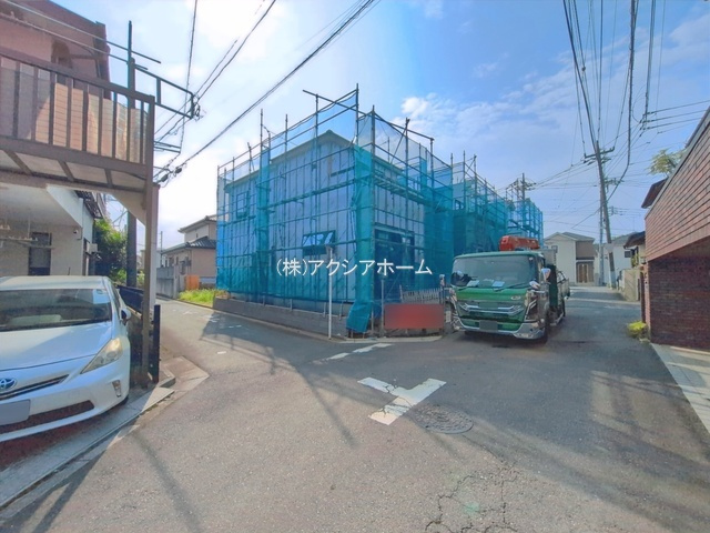 所沢市小手指南3丁目・全3棟　新築一戸建　1号棟の前面道路含む現地写真|2026年7月16日撮影