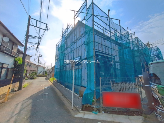所沢市小手指南3丁目・全3棟　新築一戸建　1号棟の前面道路含む現地写真|2026年7月16日撮影