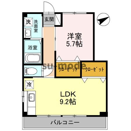 コーポラスの間取り