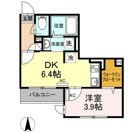 フラット・プラムの間取り