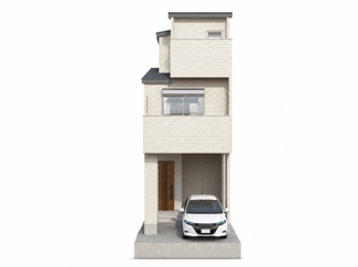 【外観パース】 | 右京区太秦蜂岡町 | 外観イメージパース