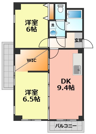 【間取り】 | ドリームハイツエリカ