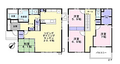 【間取り】 | 安佐南区山本新町５丁目