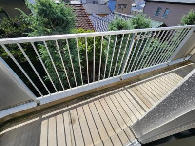 コーポラス花園のバルコニー|南向きバルコニー