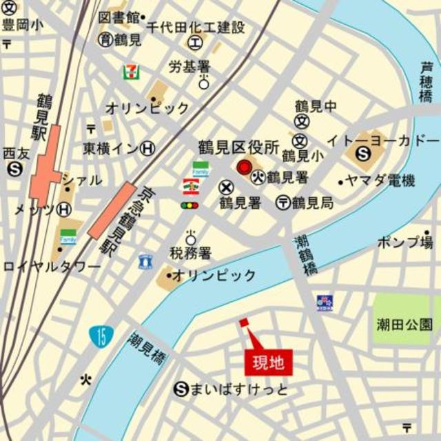 Ｄ．Ｌａｒｇｏ鶴見の地図