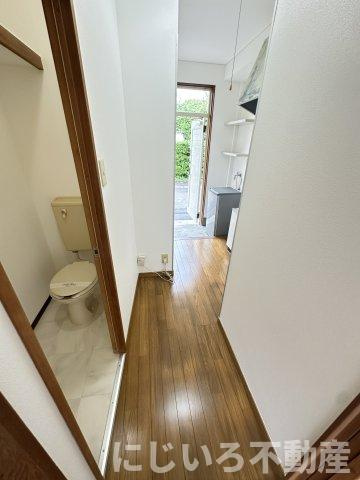 ハイツマーチⅠの玄関