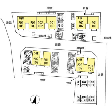 ハイカムール栗の実の区画図