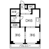 ハニーハイツ渡辺II　　㈲城代荘の画像