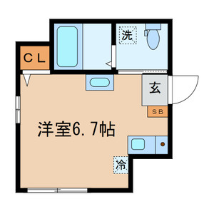 【間取り】 | Dear Court 池袋 | 間取りです。
