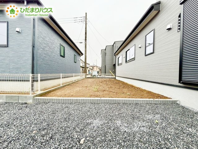 野田市木間ケ瀬2期　新築戸建　4号棟の庭|家族みんなで広～いお庭でバーベキューが楽しめます(^^♪						
