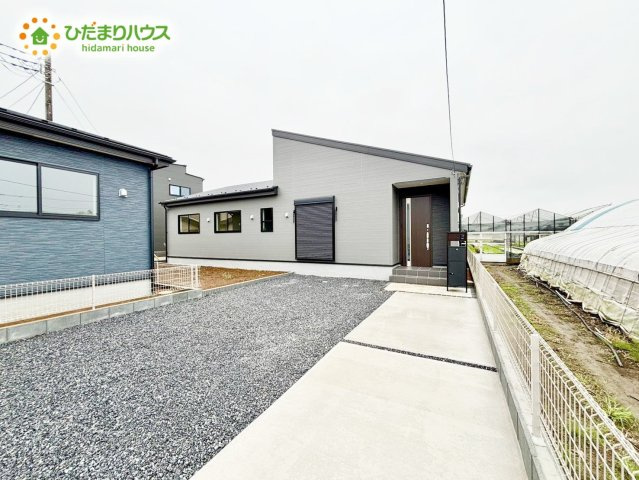 野田市木間ケ瀬2期　新築戸建　4号棟の駐車場|人気の平屋一戸建て！(^^)/			

