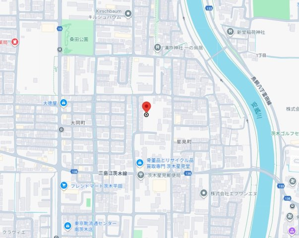 クレセントコートの地図