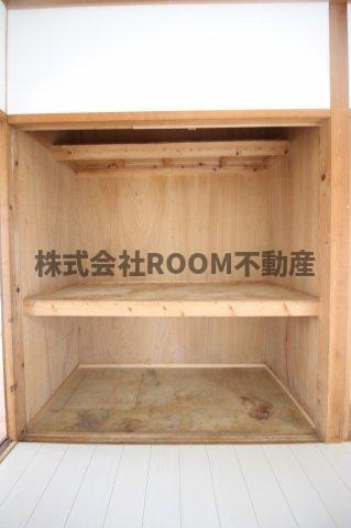 都原貸家の収納|専用の収納スペースです