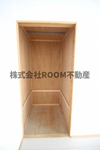 都原貸家の収納|専用の収納スペースです