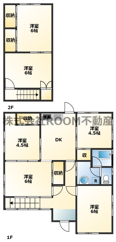 都原貸家の間取り