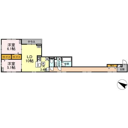 【間取り】 | セレスティア大森東