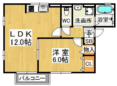 グリチネの間取り