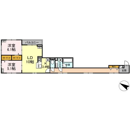 【間取り】 | セレスティア大森東