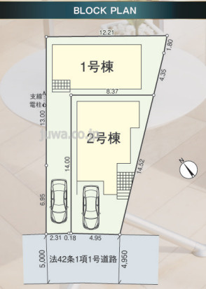 【新築分譲住宅】和光市下新倉4丁目の区画図
