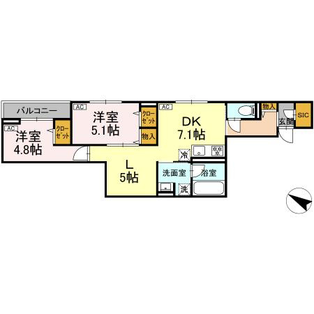 【間取り】 | セレスティア大森東