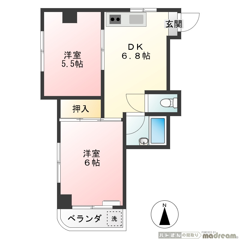 グラシア梅田の間取り
