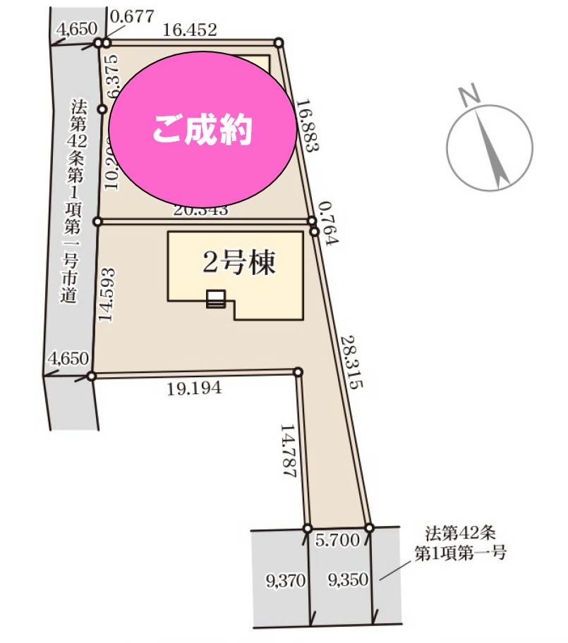 【新築戸建】伊勢崎市国定町第3　の区画図|■区画図