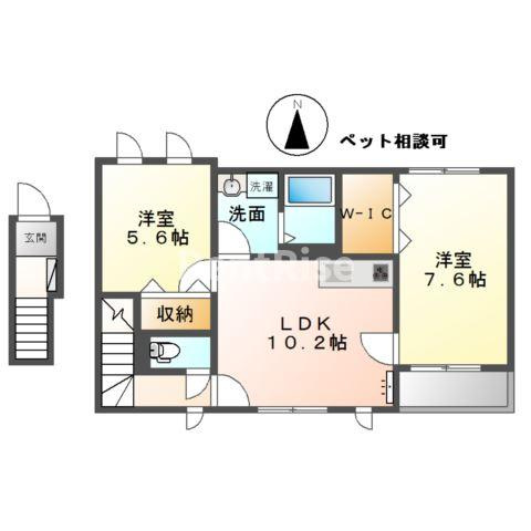 Ｍａｉｓｏｎ　Ａｂｅｌｉａ（メゾン アベリア）の間取り