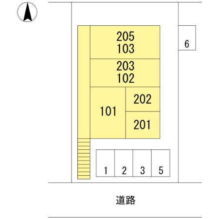 セジュール･パレの区画図