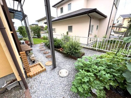 小川町みどりが丘４丁目　中古戸建の庭
