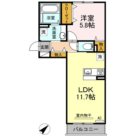 ビブロスポンテの間取り