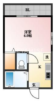 アバンセこおろぎビルの間取り
