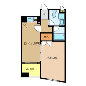 ルミエール北大路の間取り
