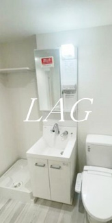 【洗面所】 | L’Allure不動前 | 独立洗面台です。