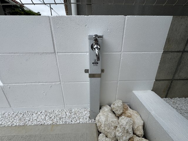 宜野湾市嘉数（全8棟）B号棟の設備|B号棟　外水栓♪