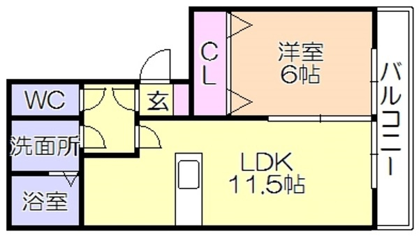 カトレアコートの間取り