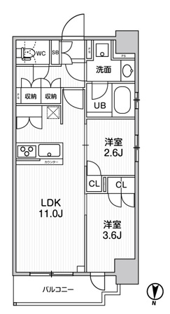 シーズンフラッツ菊川WEST