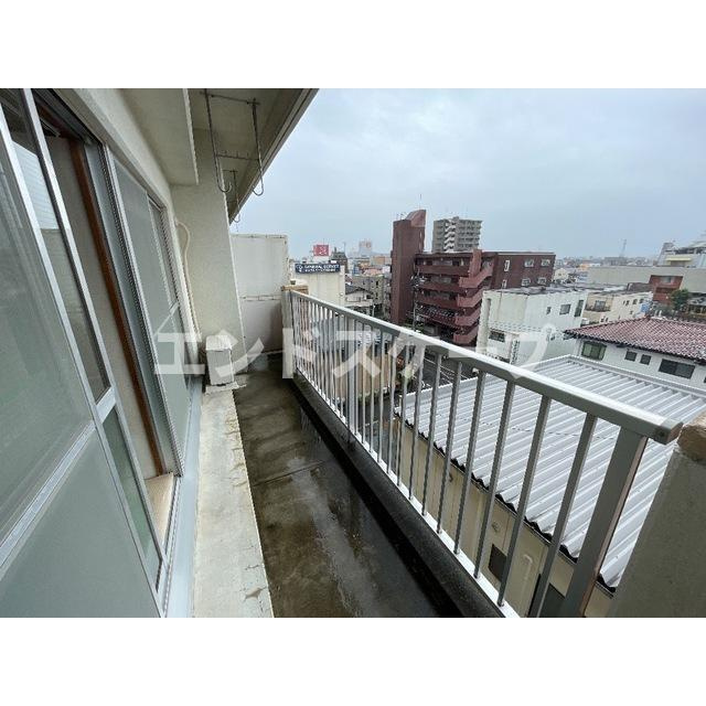 ハイツ荒川のバルコニー|高崎、前橋のお部屋探しはエンドスケープまで！お客様の理想お聞かせ下さい♪