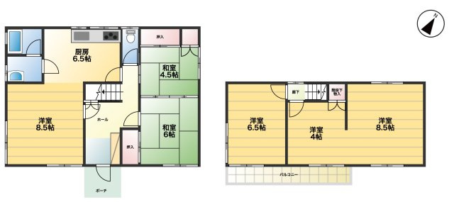 【間取り】 | 鴻巣市松原3丁目　中古戸建