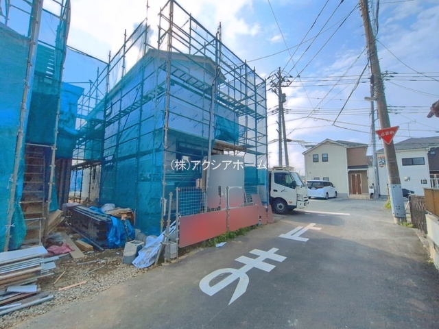 所沢市小手指南3丁目・全3棟　新築一戸建　3号棟の前面道路含む現地写真|2026年7月16日撮影