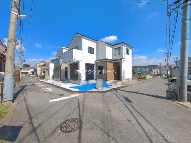 所沢市小手指南3丁目・全3棟　新築一戸建　3号棟の前面道路含む現地写真