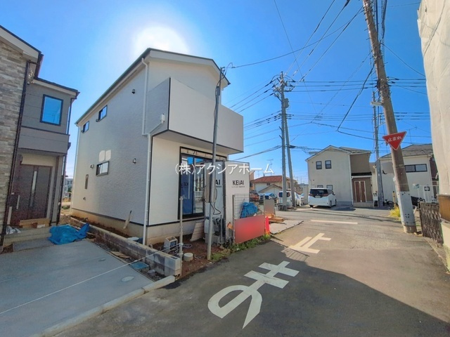 所沢市小手指南3丁目・全3棟　新築一戸建　3号棟の前面道路含む現地写真|現地写真（2026年8月10日撮影）