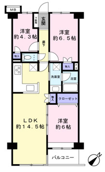 メイツ新桜台の間取り